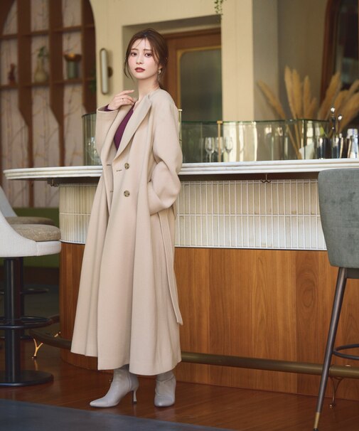 ガウンロングコート　24AW