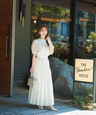 ギャザーディテールスカート24AW