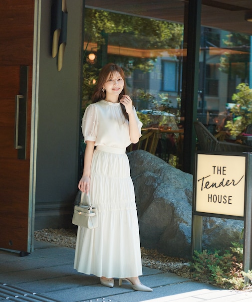 ギャザーディテールスカート24AW