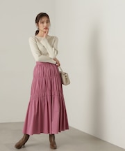 ギャザーディテールスカート24AW