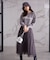 シャーリングプリーツチュールスカート24AW