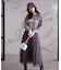 シャーリングプリーツチュールスカート24AW