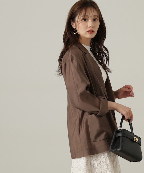 メッシュテーラードダブルジャケット｜ドゥ・アルシーヴの通販｜&mall