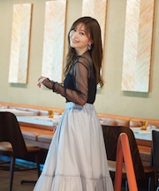 チュールドットトップス24AW