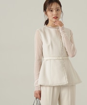 チュールドットトップス24AW