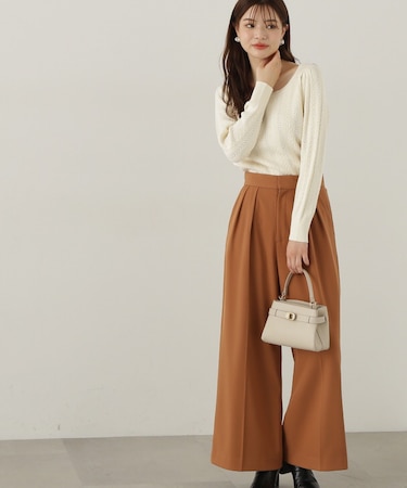 2タックワイドパンツ　24AW