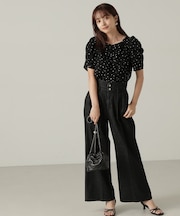 ハイウエストデニムパンツ24AW