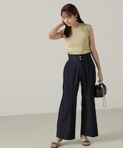 ハイウエストデニムパンツ24AW