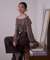 クロスラッフルシアー楊柳ブラウス24AW