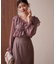 クロスラッフルシアー楊柳ブラウス24AW