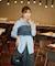 チュールビスチェ付シャツ24AW