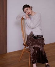 ベロアロングスカート　24AW
