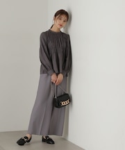 サイドゴムワイドパンツ24AW