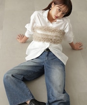 ワイドストレートデニムパンツ　24AW