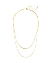 ダブルチェーンネックレス