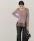 フェザーペプラムニット　24AW