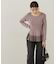 フェザーペプラムニット　24AW