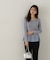 フェザーペプラムニット　24AW