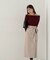 ラップ風リボンタイトスカート　24AW