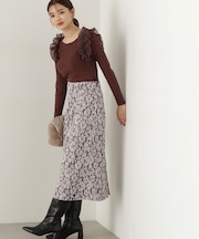 モールレースタイトスカート　24AW