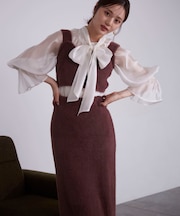 シャギービスチェセットアップ　24AW