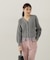 レイヤード風ペプラムニット　24AW
