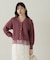 レイヤード風ペプラムニット　24AW
