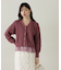 レイヤード風ペプラムニット　24AW