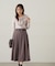 デザインフレアータックスカート　24AW