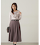 デザインフレアータックスカート　24AW