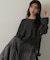 スパンコール畦ニット WEB限定カラー：ブルー　24AW