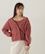 レース付きニットアンサンブル　24AW