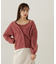 レース付きニットアンサンブル　24AW