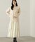 パウダーサテンティアードスカート　24AW
