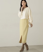 フロントファスナーナロースカート　24AW