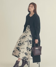 フラワージャガードドッキングワンピース 24AW