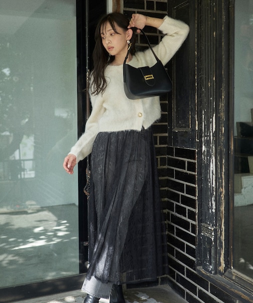 ギャザーレーススカート　24AW