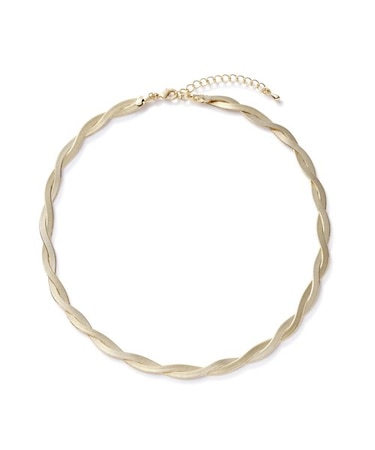 ツイストスネークチェーンネックレス