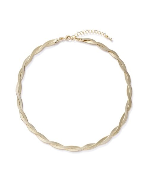 ツイストスネークチェーンネックレス