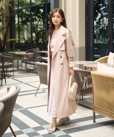 ベーシックロングトレンチ