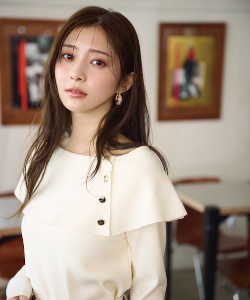 ケープ風ニット