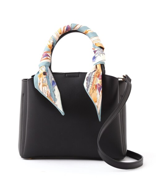 スカーフ付きトートバッグ