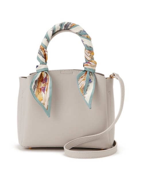 スカーフ付きトートバッグ