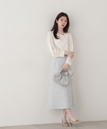 キラツイードラップマーメイドスカート