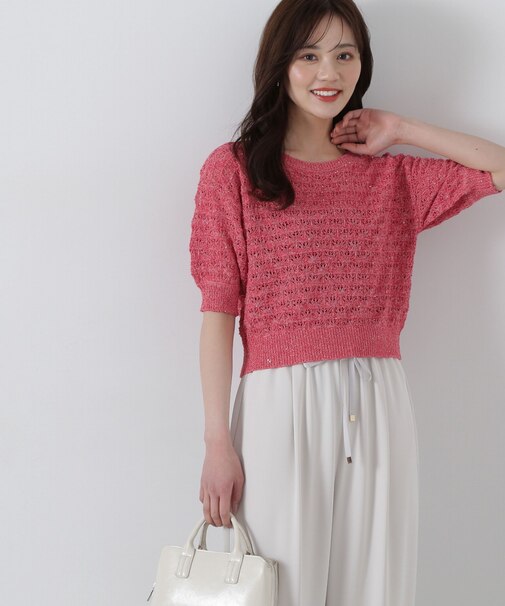 スパンコールドルマンニット