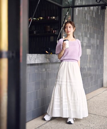 ボリュームタックスカート