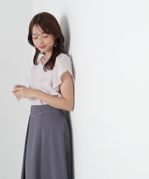 Apuweiser-riche♡大人可愛いチューリップスリーブブラウス チューリップスリーブブラウス｜プロポーションボディ