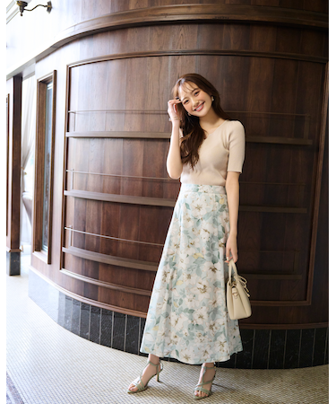ニュアンスフラワースカート