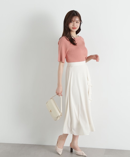 アシメラッフルフレアスカート