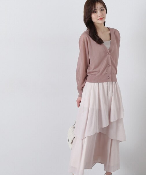 コットンボイルティアードスカート